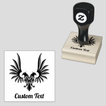 Eagle with two Heads Rubber Stamp
