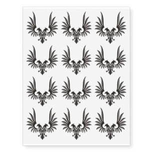Eagle with two Heads Temporary Tattoos