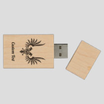 Eagle with two Heads Wood Flash Drive