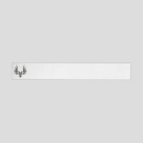 Eagle with two heads wrap around address label