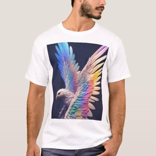 Eagles Ascent Unleash Your Ambition with Crystal T_Shirt