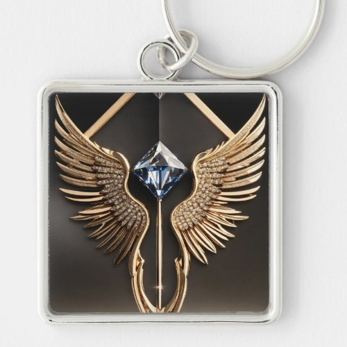 Eagles Clarity Embrace Vision and Determination Keychain