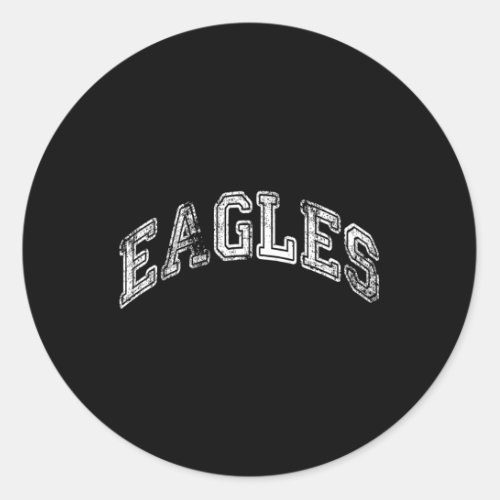 Eagles Classic Round Sticker