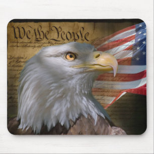 Eagle's Collage Mouse Pad
