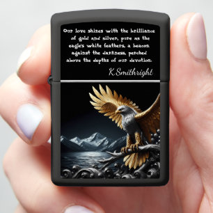 Eagle's Crest: Trough, Height, Alloy Zippo Lighter