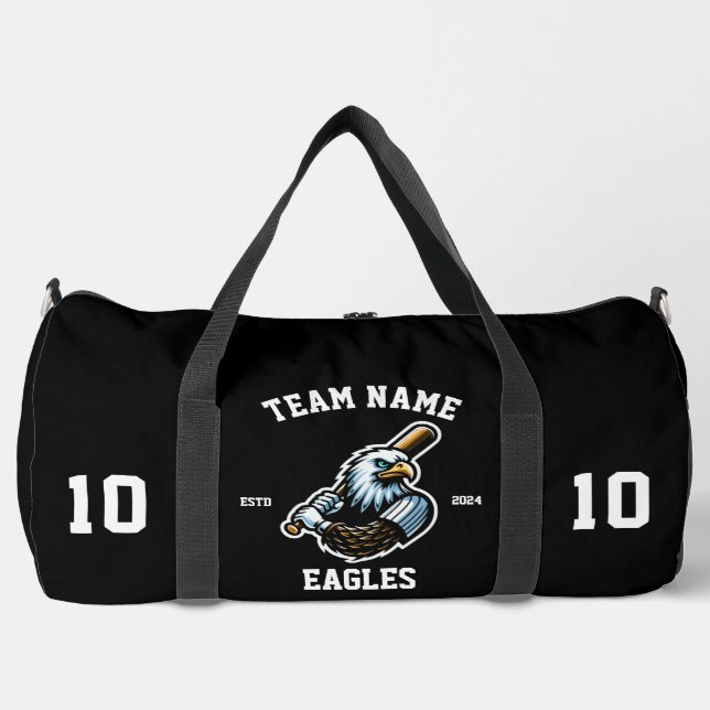 Eagles "Customizable" Baseball Duffle Bag (Front)