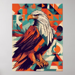 Eagle's Edge: Constructivist Composition Poster