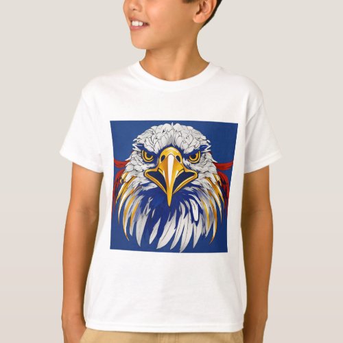 Eagles Embrace A Beacon of Wisdom and Courage T_Shirt