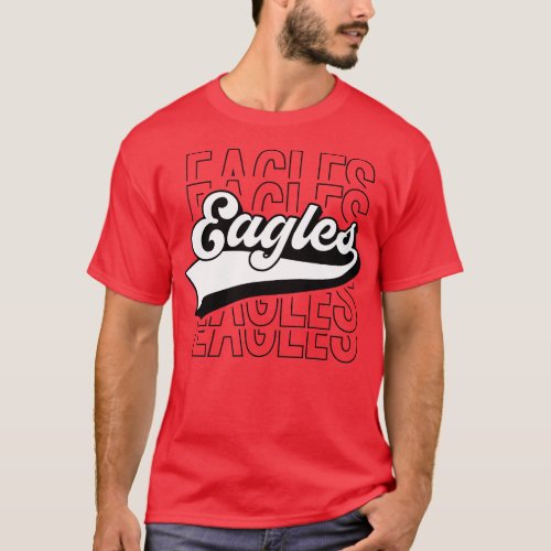 Eagles Fly Vintage Eagles Flying Bird 2 T_Shirt