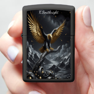 Eagle's Forge: Progress Metal Art full Zippo Lighter