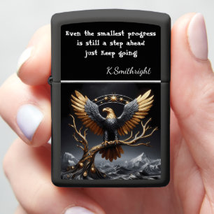 Eagle's Forge: Progress Metal Star Zippo Lighter
