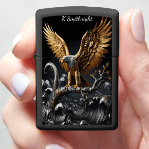Eagle's Forge: Wisdom Metal Legacy full Zippo Lighter