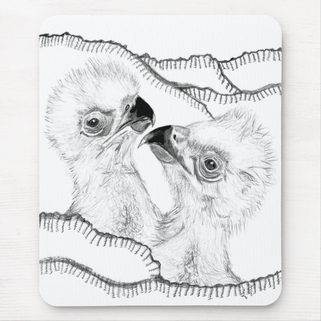 EAGLES HARRIET + M15 E17 + E18 VIPs AT CROW Mouse Pad (Front)