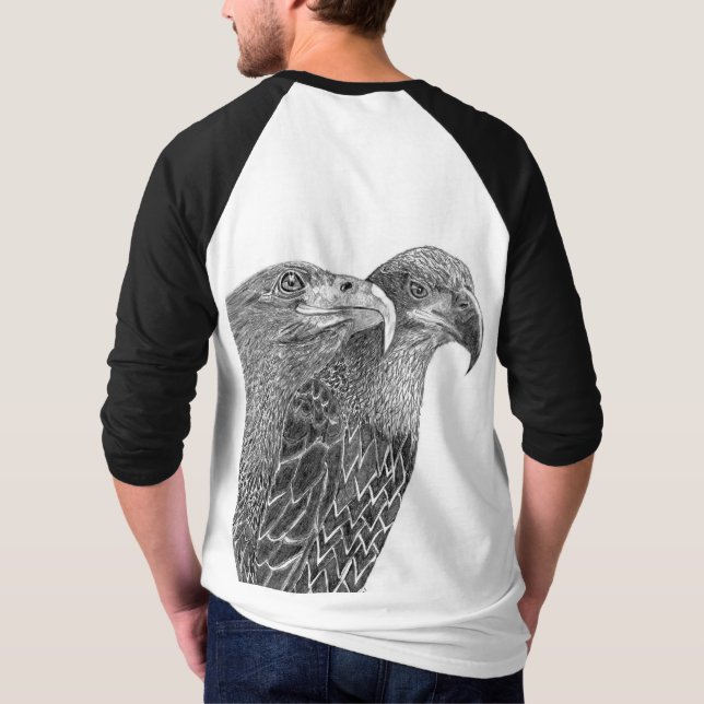 EAGLES HARRIET OZZIE M15 Es HOME STRONGER FRIENDS T-Shirt (Back)