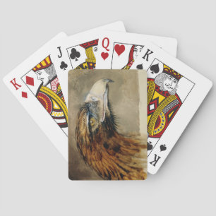 Eagle's Head (by John Ruskin) Poker Cards