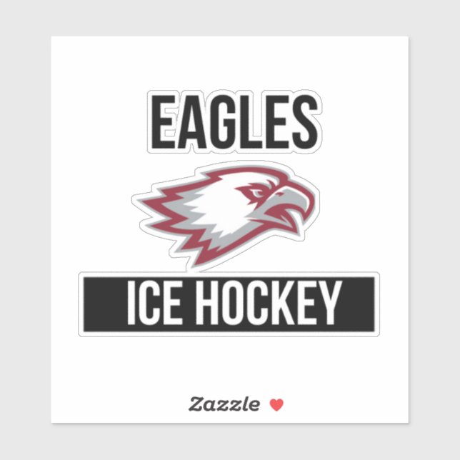 EAGLES ICE HOCKEY STICKER (Sheet)