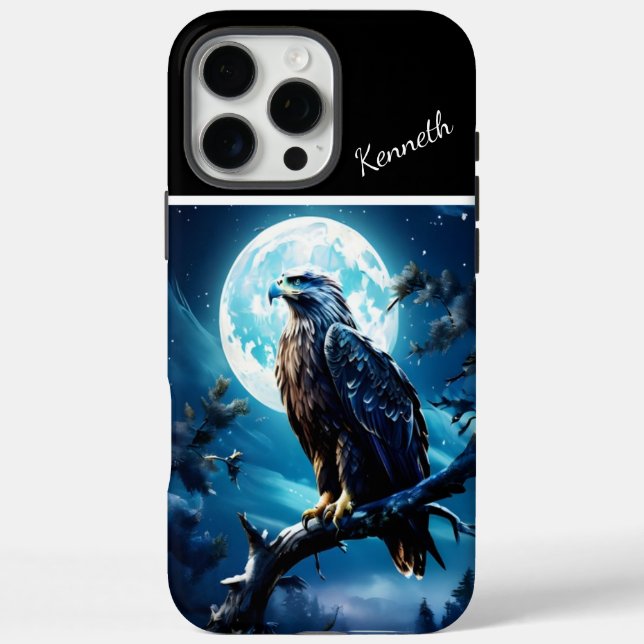 Eagle's Illuminating Moonlit Watch Case-Mate iPhone Case (Back)