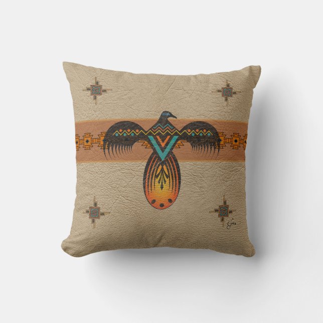 Eagles Journey Throw Pillow (Front)