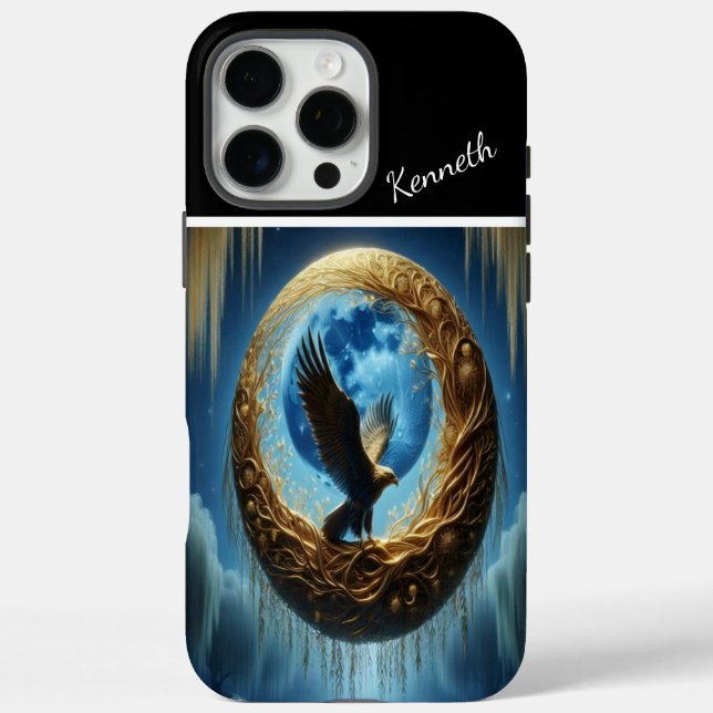 Eagle's Moonlit Perch Case-Mate iPhone Case (Back)