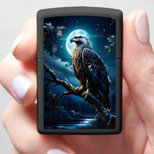 Eagles Moonlit Vigil Zippo Lighter