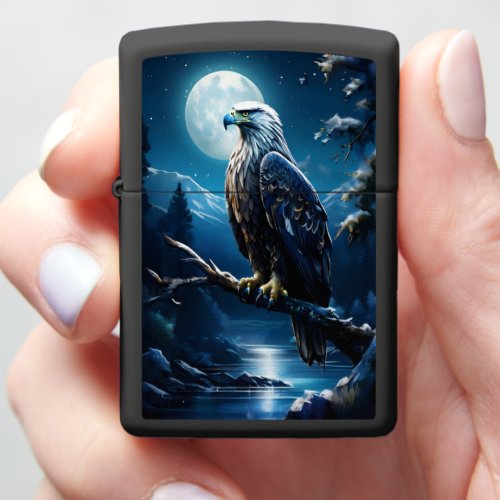 Eagles Moonlit Watch Zippo Lighter