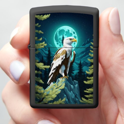 Eagles Moonlit Watch Zippo Lighter