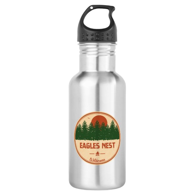 Eagles Nest Wilderness Colorado Stainless Steel Water Bottle (Front)