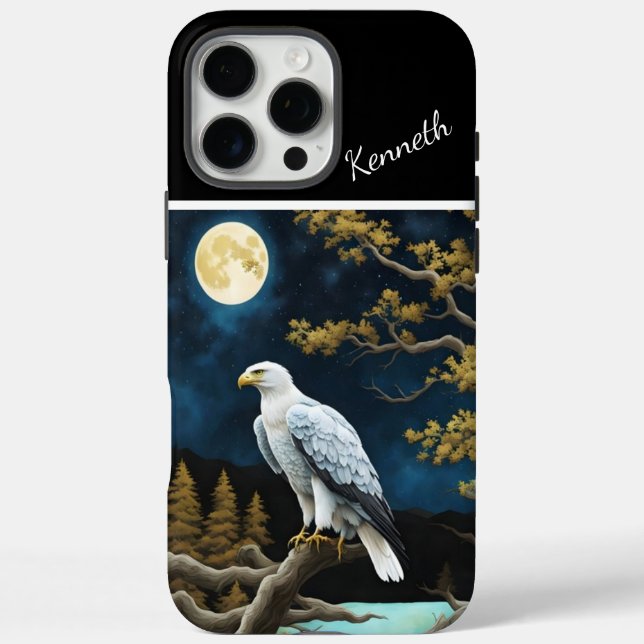 Eagle's Nighttime Willow Perch Case-Mate iPhone Case (Back)