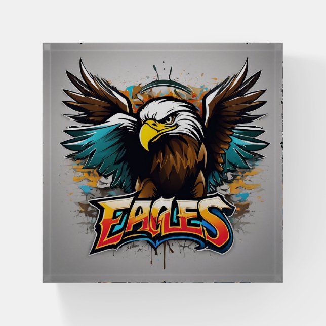 Eagles Paperweight (Front)