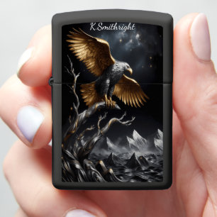 Eagle's Rise: Forge Metal Freedom full Zippo Lighter