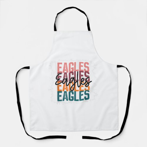 Eagles School Sports Fan Team Spirit  Apron