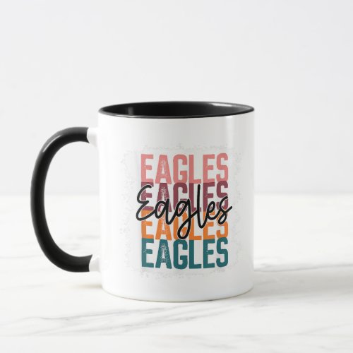 Eagles School Sports Fan Team Spirit  Mug