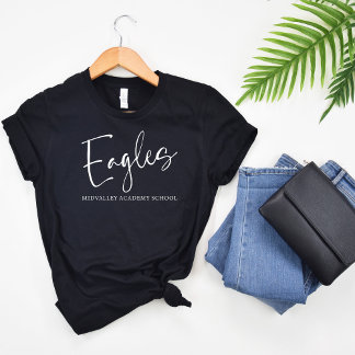 Eagles Script Typography Personalized T-Shirt