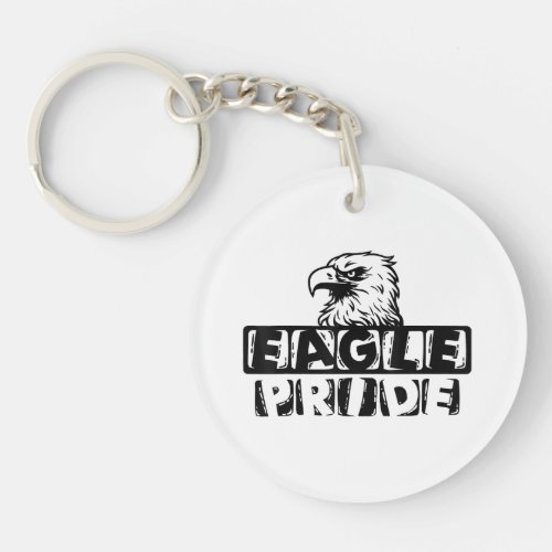 Eagles Teacher Student School Sports Fan Team Spir Keychain
