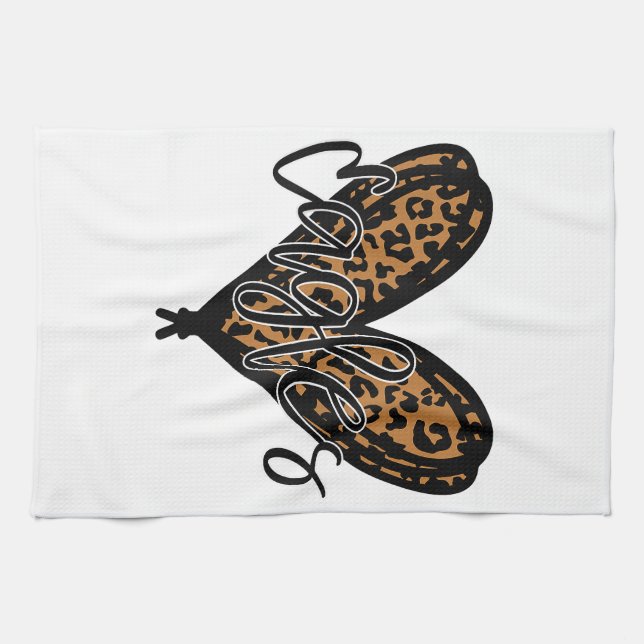 Eagles Teacher Student School Sports Fan Team Spir Kitchen Towel (Horizontal)