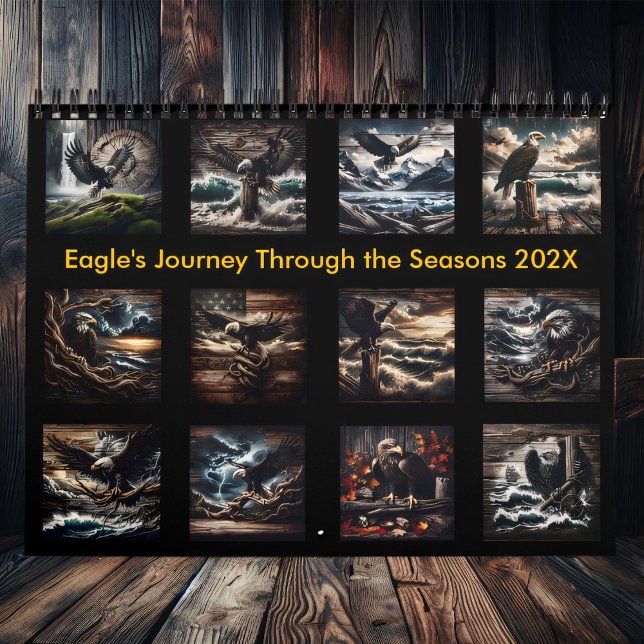 Eagle's View: A Journey Through the Seasons 2025  Calendar (Creator Uploaded)