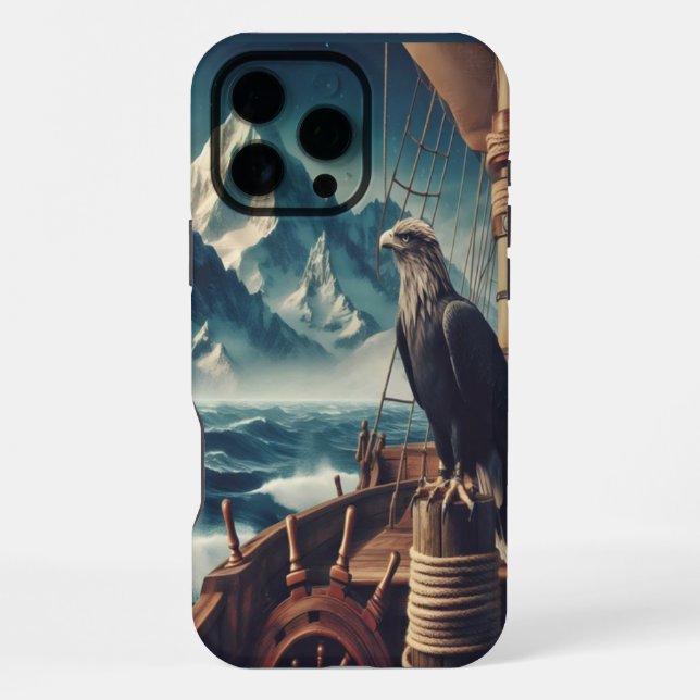 Eagle's Watch Iphone Case (Back)