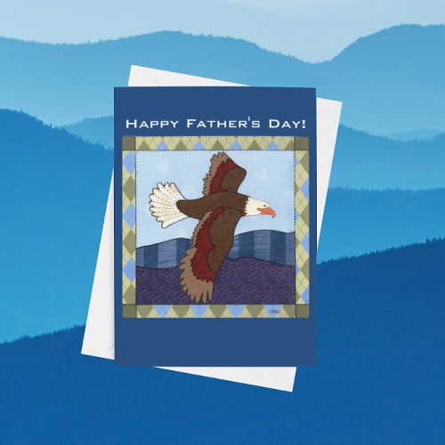 Eagles Wings Fathers Day Card