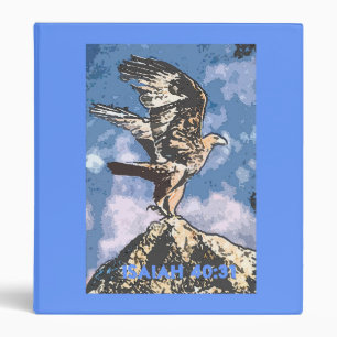 Eagles Wings - Isaiah 40:31 3 Ring Binder