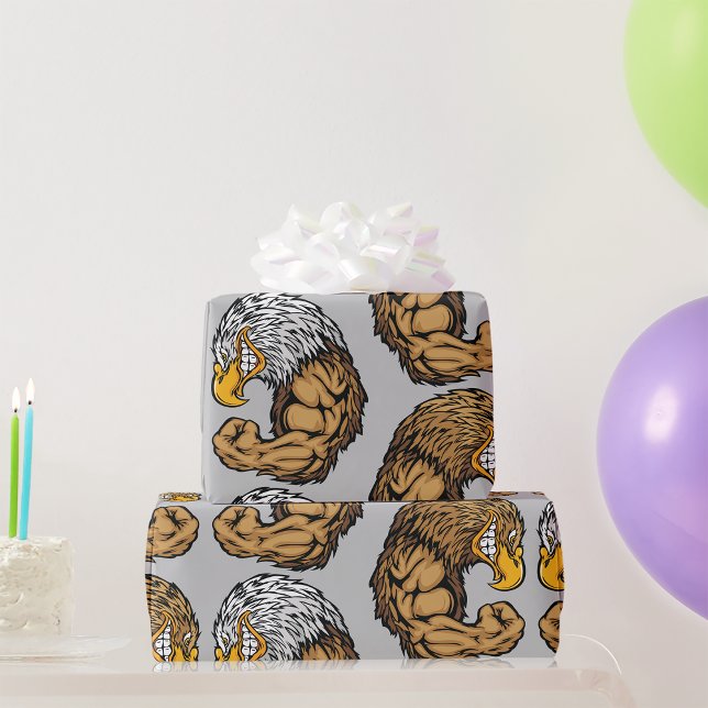 Eagles With Muscles Wrapping Paper (Creator Uploaded)