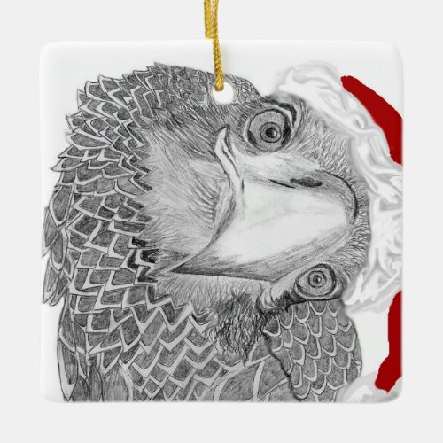 Eaglet E9 says Who Is That Christmas Ornament