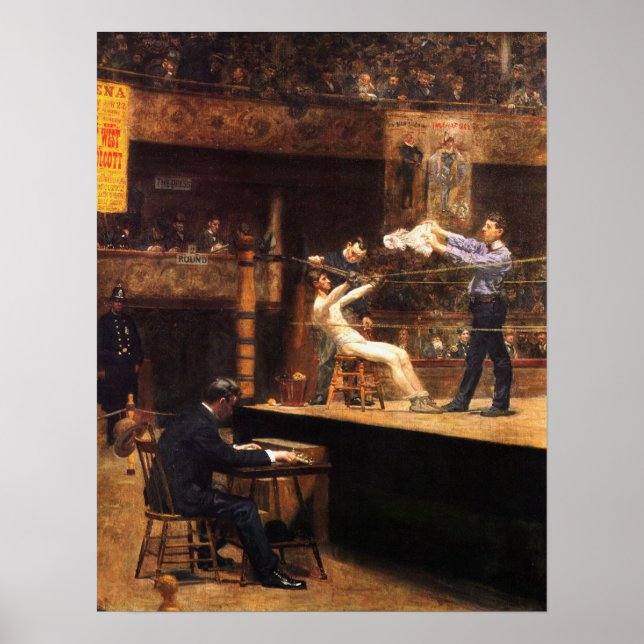 Eakins - Between Rounds 1899 Poster (Front)