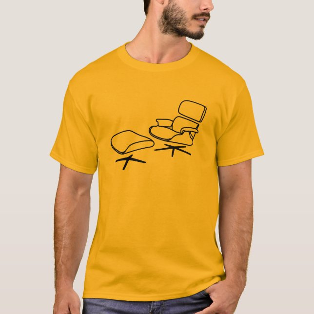 Eames Chair with Ottoman T-Shirt (Front)
