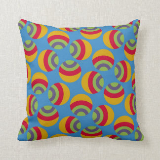 Eames Circles 3 Throw Pillow