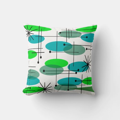 Eames Inspired Pillow Design Mid Century Four