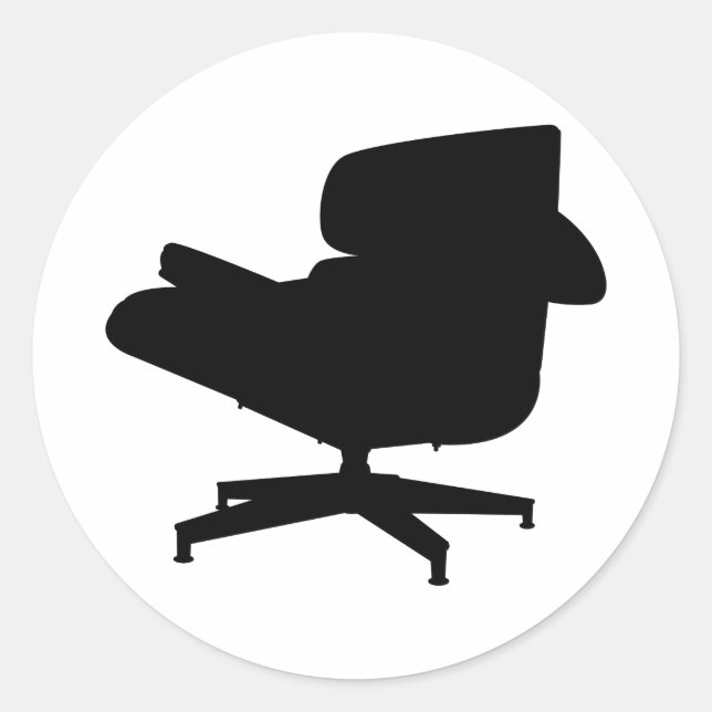 Eames Lounge Chair Sticker (Front)