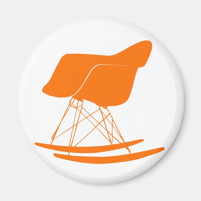 Eames molded plastic rocking chair magnet (Front)