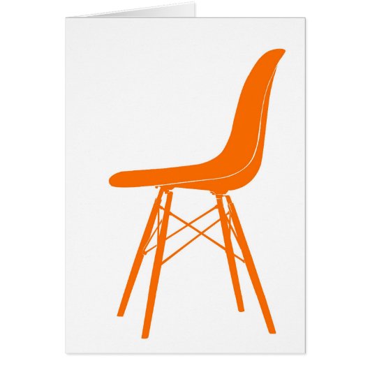 Eames molded plastic side chair cards (Front)