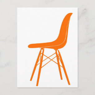 Eames molded plastic side chair postcard
