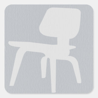 Eames Plywood Chair Square Sticker